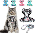 Cat Harness and Leash Set Escape Proof Reflective Adjustable Vest