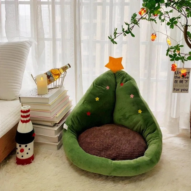 Christmas Tree Floor Cushion Lazy Pouf Christmas