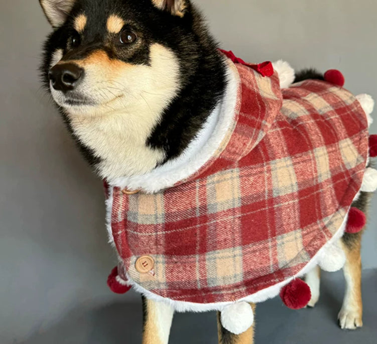 Large Dog Winter Fleece-lined Cotton Coat
