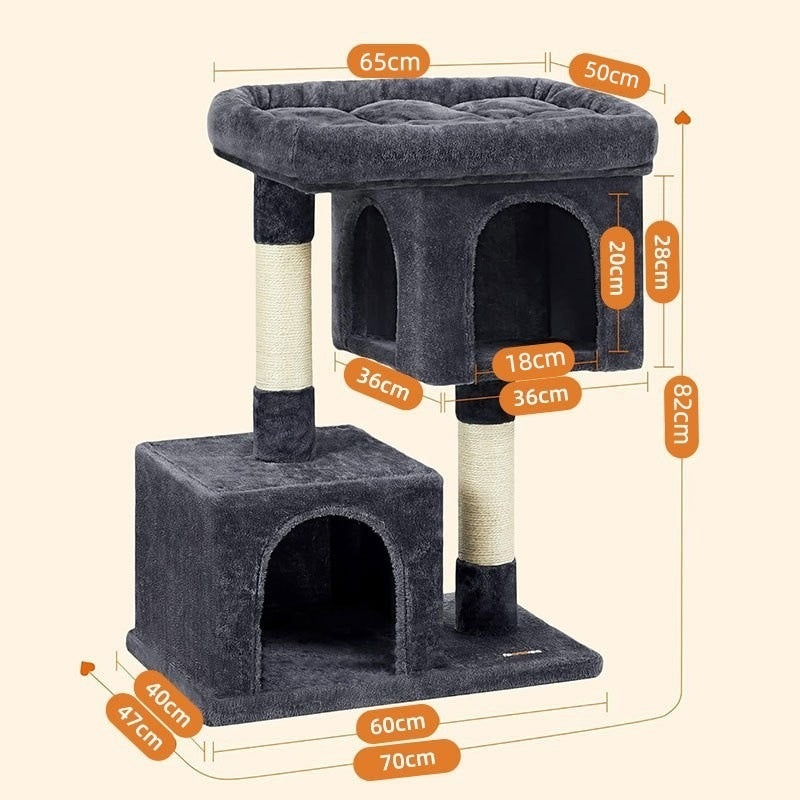Large Cat Tree All-in-one High-rise Design For Big Cats