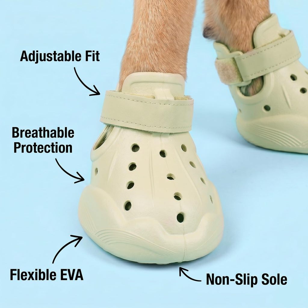 Dog Shoes For Dogs, Clogs Boots Booties Hot Pavement, Rain Waterproof Shoe Summer Sandals Puppy Breathable Doggie Doggy Light Water Up Sneaker