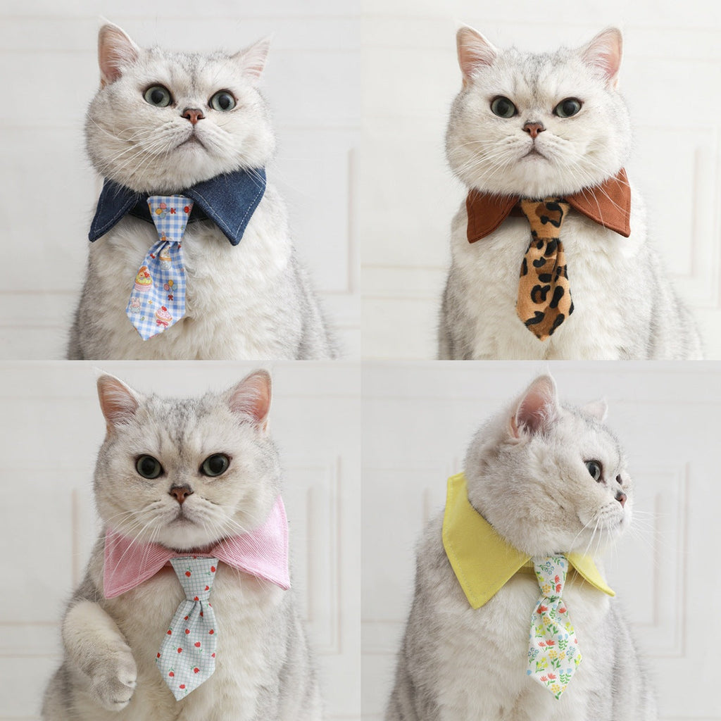 Cute Pet Cat Bow Tie Collar In Multiple Styles